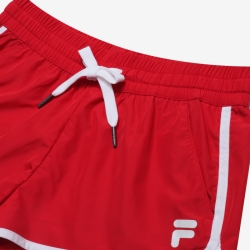 Fila Woven Piece - Naisten Shortsit - TummanPunainen | FI-49134